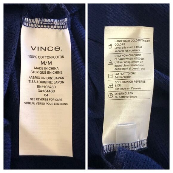 Vince Long Sleeve Solid Turtleneck Size Medium - Picture 9 of 9